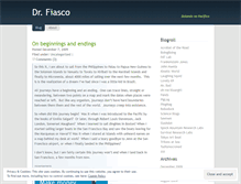 Tablet Screenshot of drfiasco.wordpress.com