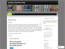 Tablet Screenshot of anotherdrinkingblog.wordpress.com