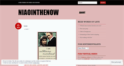 Desktop Screenshot of niaointhenow1.wordpress.com