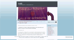 Desktop Screenshot of gazzi.wordpress.com