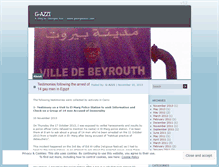 Tablet Screenshot of gazzi.wordpress.com
