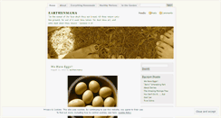 Desktop Screenshot of earthenmama.wordpress.com