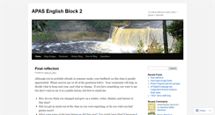 Desktop Screenshot of apasenglish2.wordpress.com