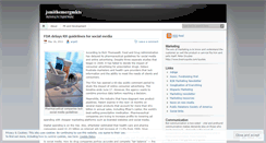 Desktop Screenshot of jsmithemergmkts.wordpress.com