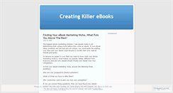 Desktop Screenshot of creatingkillerebooktitlescreatigkillerbooktitles3.wordpress.com