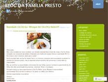 Tablet Screenshot of familiapresto.wordpress.com