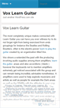 Mobile Screenshot of learnguitar2014.wordpress.com