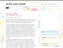 Tablet Screenshot of learnguitar2014.wordpress.com