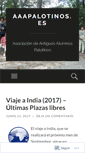 Mobile Screenshot of aaapalotinos.wordpress.com