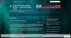 Desktop Screenshot of dubturbobeats.wordpress.com