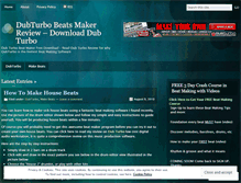 Tablet Screenshot of dubturbobeats.wordpress.com