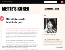 Tablet Screenshot of metteskorea.wordpress.com