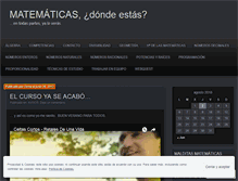 Tablet Screenshot of matematicas1esomaristas.wordpress.com