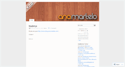 Desktop Screenshot of anamartelo.wordpress.com