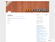 Tablet Screenshot of anamartelo.wordpress.com