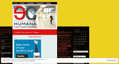 Desktop Screenshot of echumana.wordpress.com