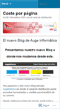 Mobile Screenshot of costeporpagina.wordpress.com