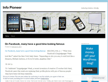 Tablet Screenshot of infopioneer.wordpress.com