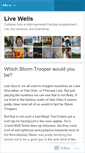 Mobile Screenshot of livewells.wordpress.com