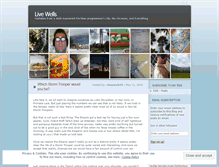 Tablet Screenshot of livewells.wordpress.com