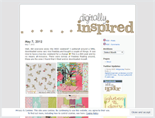 Tablet Screenshot of digitallyinspired.wordpress.com