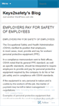 Mobile Screenshot of keys2safety.wordpress.com
