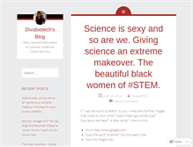 Tablet Screenshot of divabiotech.wordpress.com