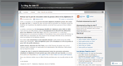 Desktop Screenshot of clubitisc.wordpress.com