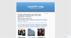 Desktop Screenshot of celeb999.wordpress.com