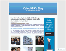 Tablet Screenshot of celeb999.wordpress.com