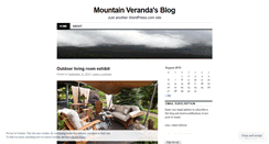 Desktop Screenshot of mountainveranda.wordpress.com