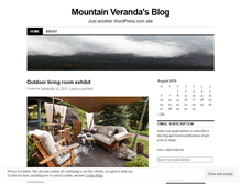 Tablet Screenshot of mountainveranda.wordpress.com