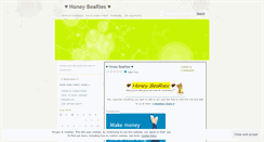 Desktop Screenshot of honeybearies.wordpress.com