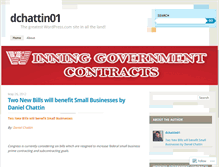 Tablet Screenshot of dchattin01.wordpress.com