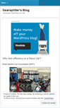 Mobile Screenshot of gearsplitter.wordpress.com