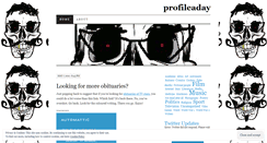 Desktop Screenshot of profileaday.wordpress.com