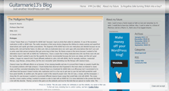 Desktop Screenshot of guitarmarie13.wordpress.com