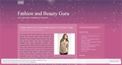 Desktop Screenshot of fashionandbeautyguru.wordpress.com