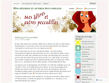 Tablet Screenshot of delirepeccadilles.wordpress.com
