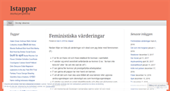 Desktop Screenshot of istappar.wordpress.com