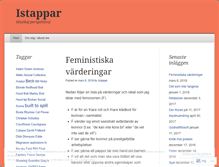 Tablet Screenshot of istappar.wordpress.com