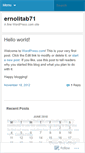Mobile Screenshot of ernolitab71.wordpress.com