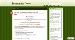 Desktop Screenshot of ben10actionfiguresforsale.wordpress.com