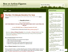 Tablet Screenshot of ben10actionfiguresforsale.wordpress.com