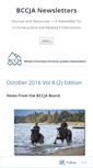 Mobile Screenshot of bccjanewsletters.wordpress.com