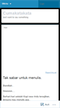 Mobile Screenshot of cumakatakata.wordpress.com