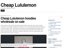 Tablet Screenshot of lululemoncheap.wordpress.com