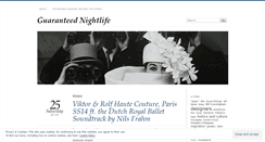 Desktop Screenshot of guaranteednightlife.wordpress.com