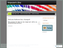 Tablet Screenshot of ninjaodark.wordpress.com