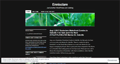 Desktop Screenshot of ennisclare.wordpress.com